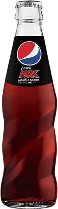 29,95 € 免费送货 | 盒装24个 饮料和搅拌机 Pepsi Max Zero Vidrio RET 西班牙 小瓶 20 cl