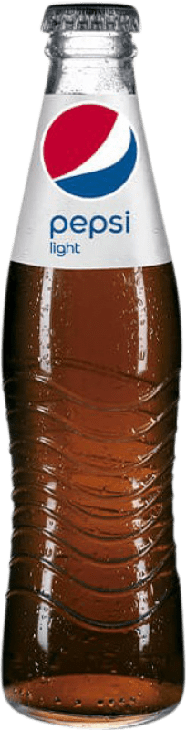 43,95 € Envío gratis | Caja de 24 unidades Refrescos Pepsi Light España Botellín Tercio 35 cl