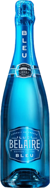 28,95 € 免费送货 | 白起泡酒 Luc Belaire Bleu — 蓝色 勃艮第 法国 Chardonnay — 莎当妮 70 cl