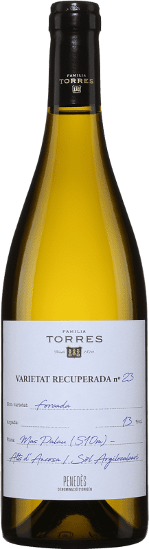48,95 € 免费送货 | 白葡萄酒 Torres Forcada Crianza — 陈酿 D.O. Penedès 加泰罗尼亚 西班牙 Forcayat del Arco 75 cl