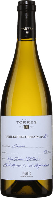 48,95 € Envio grátis | Vinho branco Torres Forcada Blanco Crianza D.O. Penedès Catalunha Espanha Forcayat del Arco Garrafa 75 cl