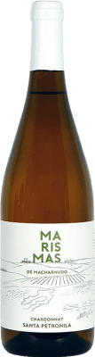 19,95 € Бесплатная доставка | Белое вино Santa Petronila Marismas I.G.P. Vino de la Tierra de Cádiz Андалусия Испания Chardonnay бутылка 75 cl