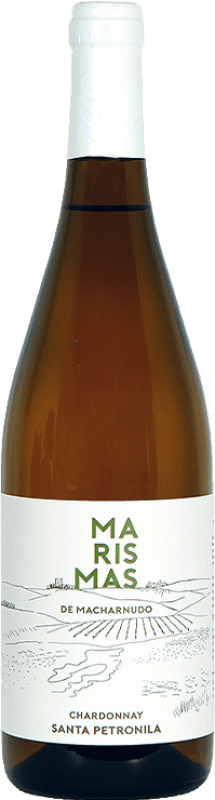 21,95 € Envío gratis | Vino Blanco Santa Petronila Marismas I.G.P. Vino de la Tierra de Cádiz Andalucía España Chardonnay 75 cl