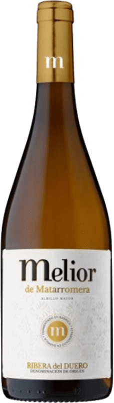 17,95 € Spedizione Gratuita | Vino bianco Matarromera Melior Blanco D.O. Ribera del Duero Castilla y León Spagna Albillo Bottiglia 75 cl