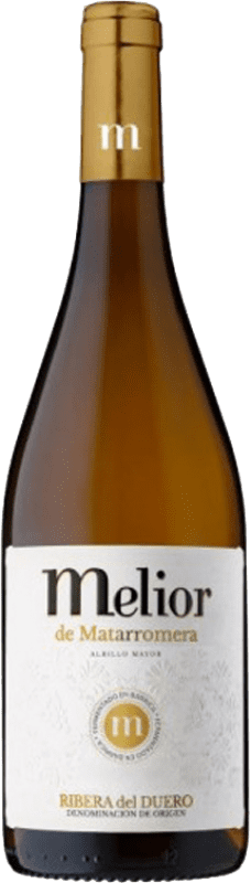 32,95 € Envío gratis | Vino Blanco Matarromera Melior D.O. Ribera del Duero Castilla y León España Albillo Botella 75 cl