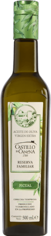 17,95 € Kostenloser Versand | Olivenöl Castillo de Canena E-NOL Extra Nativ Familienreserve Spanien Picual Medium-Flasche 50 cl