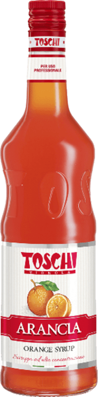 18,95 € Spedizione Gratuita | Schnapps Toschi Cocktail Sirope Naranja Italia Bottiglia 1 L Senza Alcol