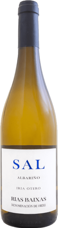 18,95 € Spedizione Gratuita | Vino bianco Iria Otero Vinos con Memoria Sobre Lías Crianza D.O. Rías Baixas Galizia Spagna Albariño Bottiglia 75 cl