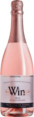 9,95 € Spedizione Gratuita | Spumante rosato Matarromera Win.e Rosado Spagna Verdejo Bottiglia 75 cl Senza Alcol