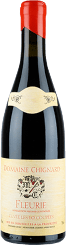 35,95 € 免费送货 | 红酒 Domaine Chignard Les 10 Coupées A.O.C. Fleurie 博若莱 法国 Gamay 瓶子 75 cl