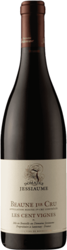 76,95 € Envio grátis | Vinho tinto Domaine Jessiaume Les Cents Vignes Premier Cru A.O.C. Côte de Beaune Borgonha França Pinot Preto Garrafa 75 cl