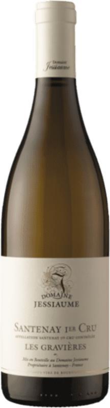 162,95 € Бесплатная доставка | Белое вино Domaine Jessiaume Les Gravières Blanc Premier Cru A.O.C. Santenay Бургундия Франция Chardonnay бутылка Магнум 1,5 L