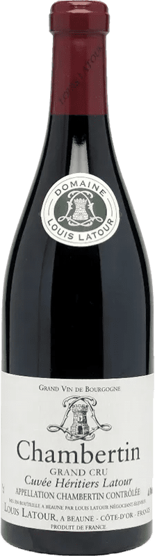 738,95 € Envío gratis | Vino Tinto Louis Latour Héretiers Cuvée A.O.C. Chambertin Borgoña Francia Pinot Negro Botella 75 cl