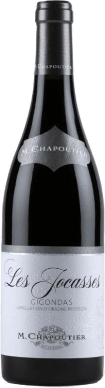 43,95 € 送料無料 | 赤ワイン Michel Chapoutier Les Jocasses A.O.C. Gigondas ローヌ フランス Syrah, Grenache, Monastrell ボトル 75 cl