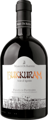 88,95 € Envío gratis | Vino dulce Marco de Bartoli Bukkuram Sole d'Agosto Zibibbo D.O.C. Passito di Pantelleria Sicilia Italia Botella 75 cl