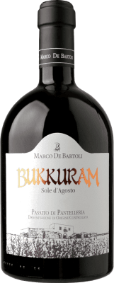 67,95 € 免费送货 | 甜酒 Marco de Bartoli Bukkuram Sole d'Agosto D.O.C. Passito di Pantelleria 西西里岛 意大利 Zibibbo 瓶子 75 cl