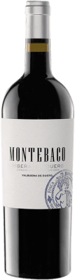 19,95 € 免费送货 | 红酒 Montebaco 岁 D.O. Ribera del Duero 卡斯蒂利亚莱昂 西班牙 Tempranillo 瓶子 75 cl