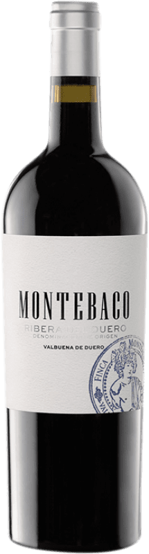 19,95 € Free Shipping | Red wine Montebaco Aged D.O. Ribera del Duero Castilla y León Spain Tempranillo Bottle 75 cl