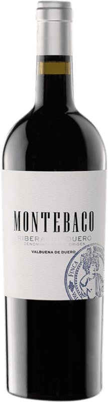 14,95 € Free Shipping | Red Wine Montebaco Crianza — Aged D.O. Ribera del Duero Castilla y León Spain Tempranillo Bottle 75 cl