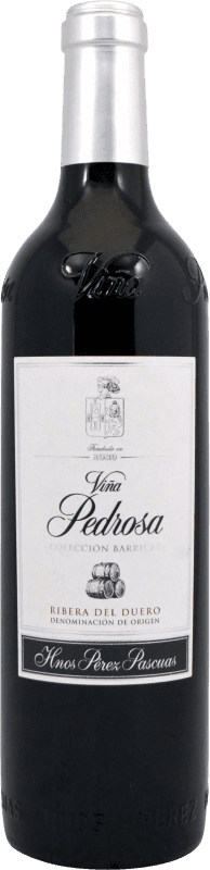 22,95 € Envío gratis | Vino tinto Hermanos Pérez Pascuas Viña Pedrosa Colección Barricas D.O. Ribera del Duero Castilla y León España Tempranillo Botella 75 cl