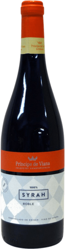 3,95 € Free Shipping | Red wine Príncipe de Viana Oak D.O. Navarra Navarre Spain Syrah Bottle 75 cl