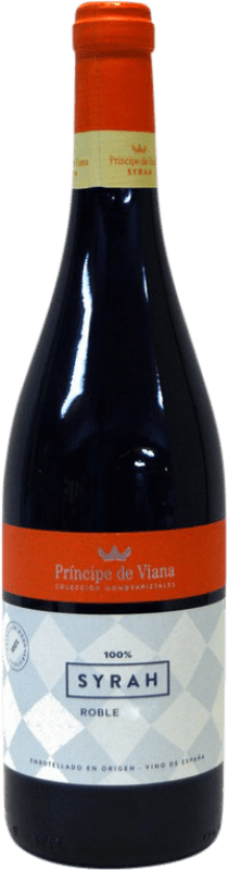 7,95 € Envío gratis | Vino Tinto Príncipe de Viana Roble D.O. Navarra Navarra España Syrah Eco Ecológico Botella 75 cl