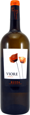 10,95 € Envio grátis | Vinho branco Bodegas Riojanas Viore D.O. Rueda Castela e Leão Espanha Verdejo Garrafa Magnum 1,5 L