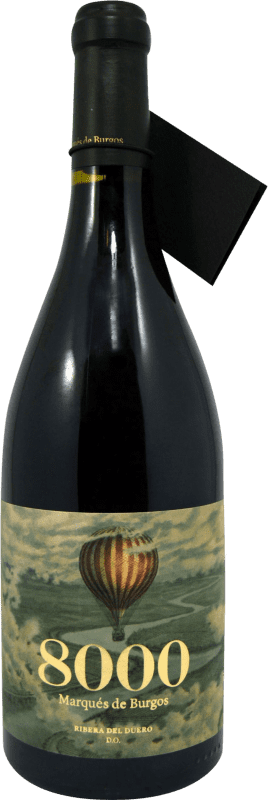 43,95 € Бесплатная доставка | Красное вино Lan 8000 Marqués de Burgos D.O. Ribera del Duero Кастилия-Леон Испания Tempranillo — Темпранильо Бутылка 75 cl