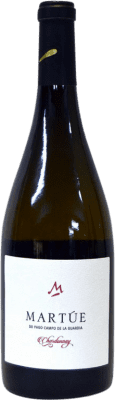 7,95 € Spedizione Gratuita | Vino bianco Martúe D.O.P. Vino de Pago Campo de la Guardia Castilla-La Mancha Spagna Chardonnay Bottiglia 75 cl