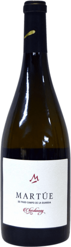 8,95 € Envío gratis | Vino blanco Martúe D.O.P. Vino de Pago Campo de la Guardia Castilla la Mancha España Chardonnay Botella 75 cl