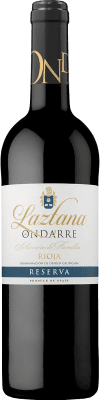 9,95 € Spedizione Gratuita | Vino rosso Ondarre Riserva D.O.Ca. Rioja La Rioja Spagna Tempranillo, Grenache, Mazuelo Bottiglia 75 cl