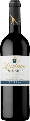 17,95 € 免费送货 | 红葡萄酒 Ondarre 珍藏 D.O.Ca. Rioja 拉里奥哈 西班牙 Tempranillo — 丹魄, Garnacha — 歌海娜, Mazuelo — 马苏埃洛 75 cl