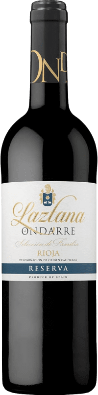 8,95 € Free Shipping | Red Wine Ondarre Laztana Reserve — Aged D.O.Ca. Rioja The Rioja Spain Tempranillo, Garnacha — Grenache, Mazuelo 75 cl