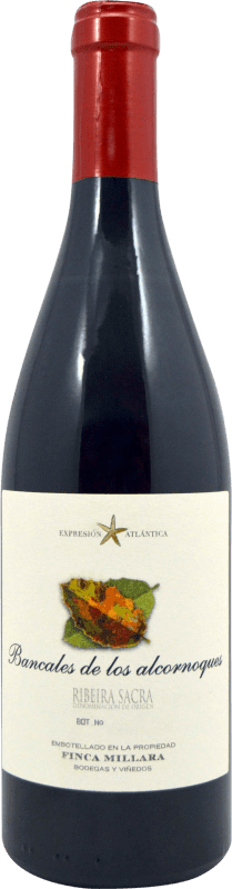 27,95 € Free Shipping | Red Wine Míllara Bancales de los Alcornoques D.O. Ribeira Sacra Galicia Spain Tempranillo, Garnacha — Grenache, Mencía, Sousón — Sousão Bottle 75 cl