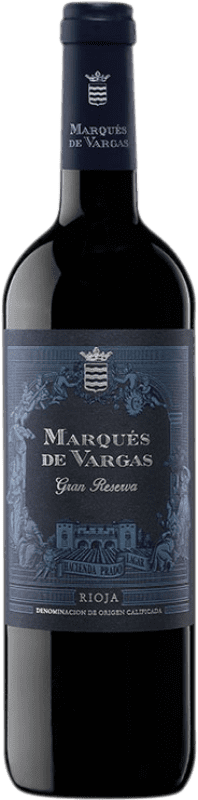55,95 € Бесплатная доставка | Красное вино Marqués de Vargas Гранд Резерв D.O.Ca. Rioja Ла-Риоха Испания Tempranillo, Grenache, Mazuelo бутылка 75 cl