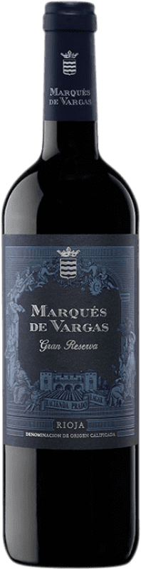 55,95 € 送料無料 | 赤ワイン Marqués de Vargas グラン・レセルバ D.O.Ca. Rioja ラ・リオハ スペイン Tempranillo — テンプラニーリョ, Garnacha — グルナッシュ, Mazuelo — マスエロ 75 cl
