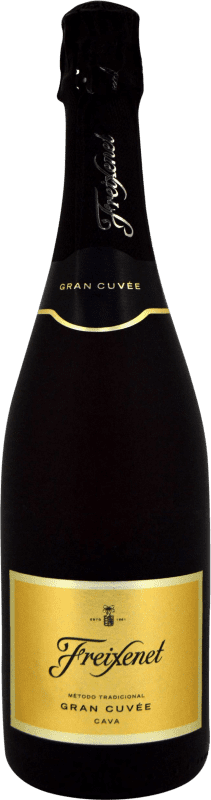 9,95 € 送料無料 | 白スパークリングワイン Freixenet Gran Cuvée D.O. Cava カタロニア スペイン ボトル 75 cl