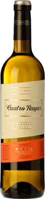 7,95 € Kostenloser Versand | Weißwein Cuatro Rayas Cuatro Rayas D.O. Rueda Kastilien und León Spanien Verdejo Flasche 75 cl