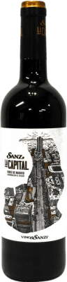 10,95 € Бесплатная доставка | Красное вино Vinos Sanz La Capital D.O. Vinos de Madrid Сообщество Мадрида Испания Tempranillo — Темпранильо Бутылка 75 cl