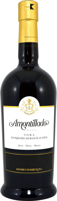 64,95 € 免费送货 | 强化酒 Domecq Amontillado V.O.R.S. 1730 D.O. Jerez-Xérès-Sherry 安达卢西亚 西班牙 Palomino Fino 瓶子 75 cl