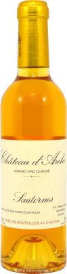 13,95 € Envio grátis | Vinho branco Château d'Arche Grand Cru Classé A.O.C. Sauternes França Sémillon, Sauvignon Meia Garrafa 37 cl