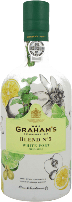 24,95 € 免费送货 | 强化酒 Graham's Blend Nº 5 White I.G. Porto 波尔图 葡萄牙 Malvasía, Muscat 瓶子 70 cl