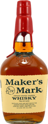 44,95 € Envío gratis | Whisky Bourbon Maker's Mark Estados Unidos Botella 1 L