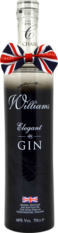 39,95 € Kostenloser Versand | Gin William Chase Elegant 48 Gin Großbritannien Flasche 70 cl