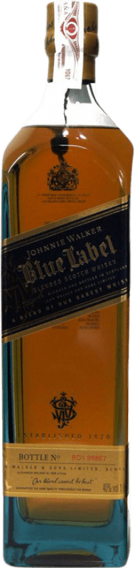 299,95 € Бесплатная доставка | Виски смешанные Johnnie Walker Blue Label Объединенное Королевство бутылка 1 L