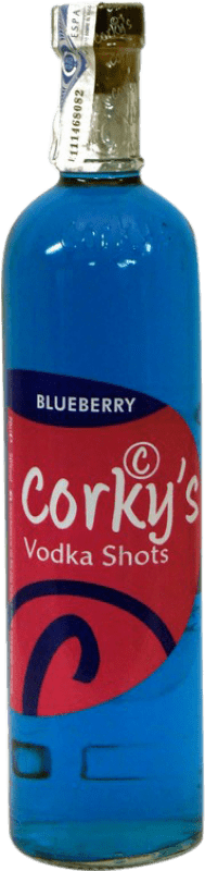 18,95 € 送料無料 | リキュール Global Premium Corky's Blueberry イギリス ボトル 70 cl