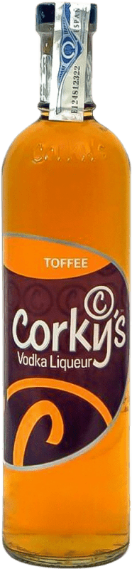 10,95 € Spedizione Gratuita | Liquori Global Premium Corky's Regno Unito 70 cl Caramelo Toffee — Caramello Toffee