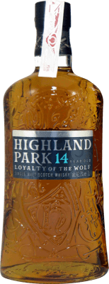 81,95 € Envoi gratuit | Single Malt Whisky Highland Park Loyalty of The Wolf Royaume-Uni 14 Ans Bouteille 70 cl