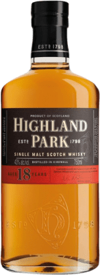 189,95 € 免费送货 | 威士忌单一麦芽威士忌 Highland Park 高地 英国 18 岁 瓶子 70 cl