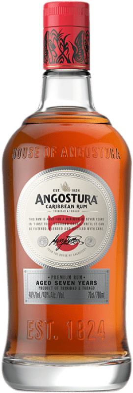 29,95 € 免费送货 | 朗姆酒 Angostura Gran Añejo 特立尼达和多巴哥 77 岁 瓶子 70 cl